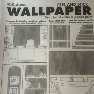 35 sheets of Peel and Stick Wallpaper - Elegant Gray